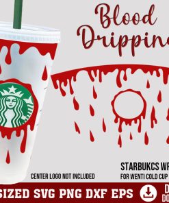 Beetlejuice Halloween Comedy Movie 24oz Venti Cold Cup SVG