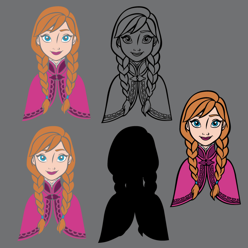 Princess Christmas SVG Frozen Elsa princess svg christmas 