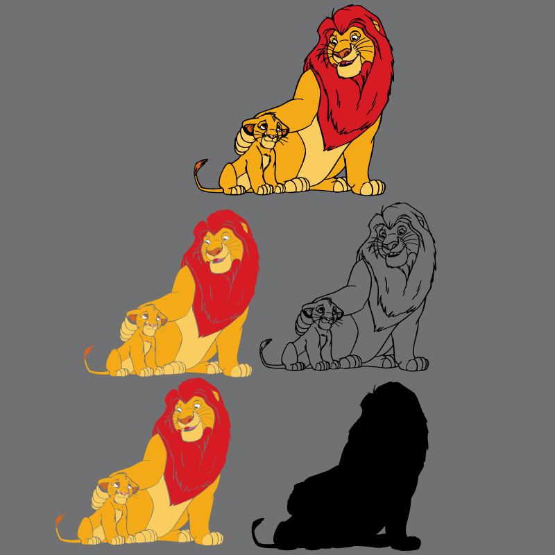 Lion King Simba, Svg, Png, Cut Files for Cricut, Silhouette 
