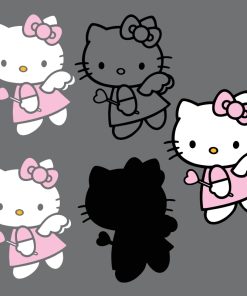 Hello Kitty With Stanley Tumbler SVG - Cute Hello Kitty SVG