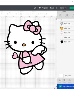 Hello Kitty SVG, Hello Kitty Hula Summer Vintage SVG - WildSvg