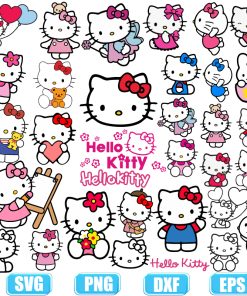 Hello Kitty and Friends SVG Cut Files - SVGBEees